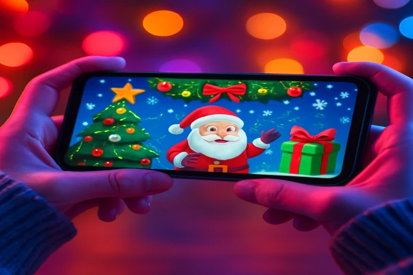 একজন ব্যবহারকারী স্মার্টফোনে সহজেই অনলাইন গেমিং উপভোগ করছেন